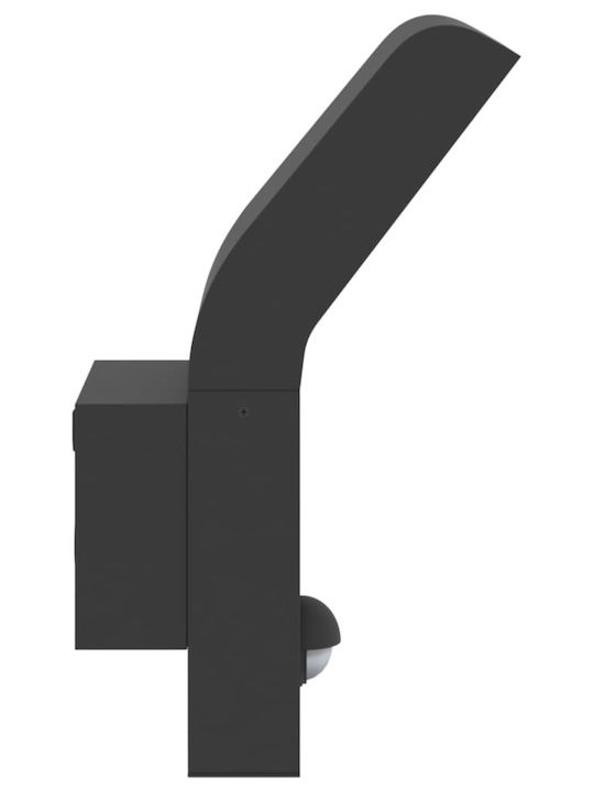 vidaXL Wall-Mounted Outdoor Light LED IP54 9W with Warm White Light 10x15x22εκ.
