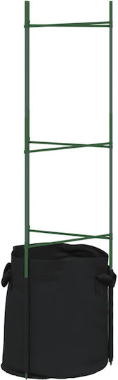 vidaxl Pflanzenständer mit Räder 6 Stück 116 cm aus Stahl Pp