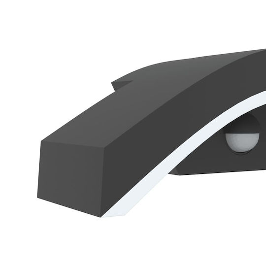 vidaXL Стенно Външно Осветително Тяло LED IP54 9W с Топло бяло Светлина 27.5x7x10εκ.