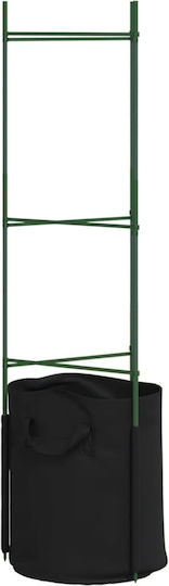vidaxl Pflanzenständer mit Räder 6 Stück 116 cm aus Stahl Pp