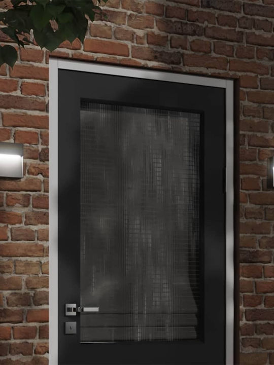 vidaXL Επιτοίχιο Εξωτερικό Φωτιστικό LED IP54 3W με Θερμό Λευκό Φως 15x15x15εκ.