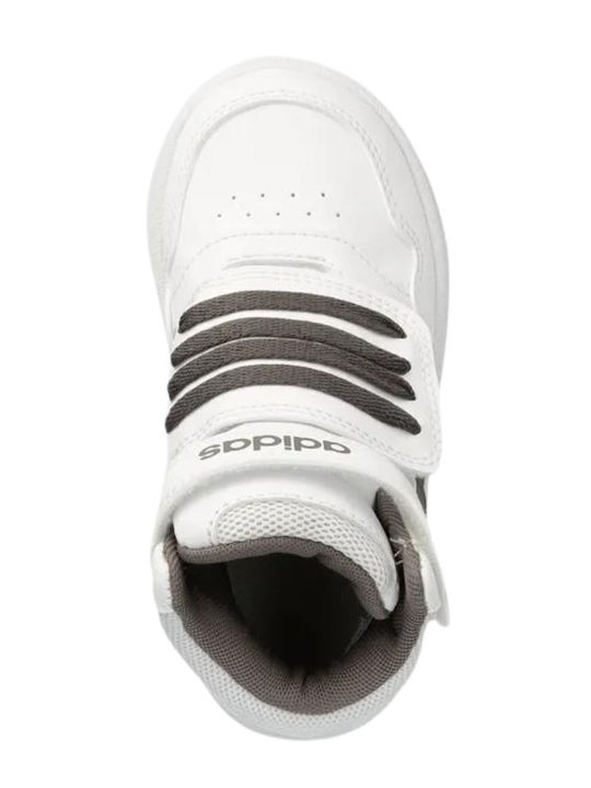 Hoops Mid 3.0 Αθλητικά Παιδικά Παπούτσια Running με Σκρατς Λευκά