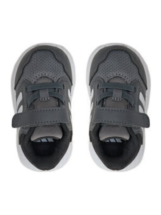 Tensaur Tensaur Run 3.0 Kids Sports Shoes Running with Hoop & Loop Closure Grey Four / Cloud White / Core Black