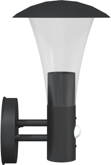 vidaXL Lumină de exterior montată pe perete E27 IP44 17.5x17.5x28εκ.