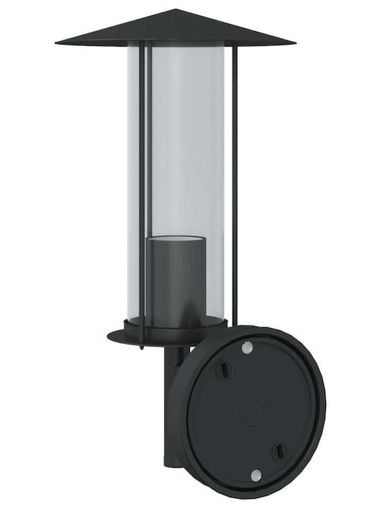 vidaXL Επιτοίχιο Εξωτερικό Φωτιστικό E27 IP44 17.5x17.5x33εκ.