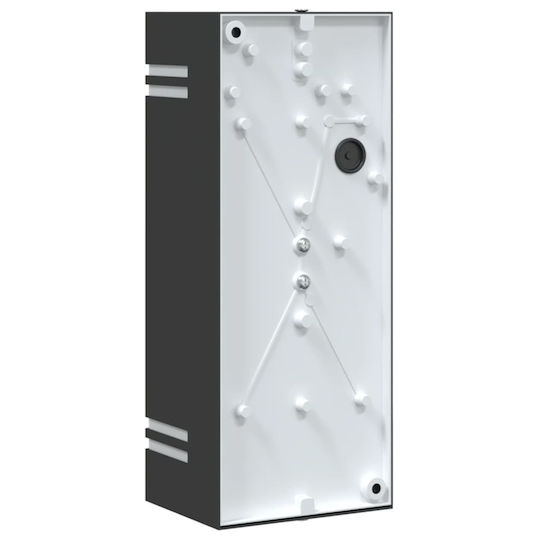 vidaXL Стенно Външно Осветително Тяло GU10 IP44 9.5x7.5x24εκ.