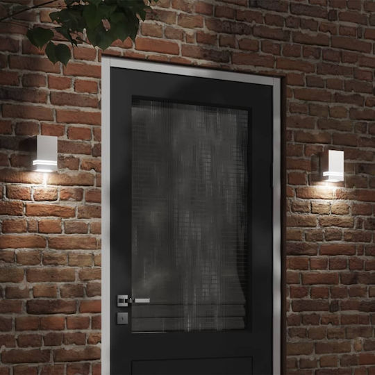 vidaXL Lumină de exterior montată pe perete GU10 IP44 9.5x7.5x15εκ.