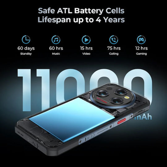 Oukitel WP35 5G Dual SIM (8GB/256GB) Resistant Smartphone Grey