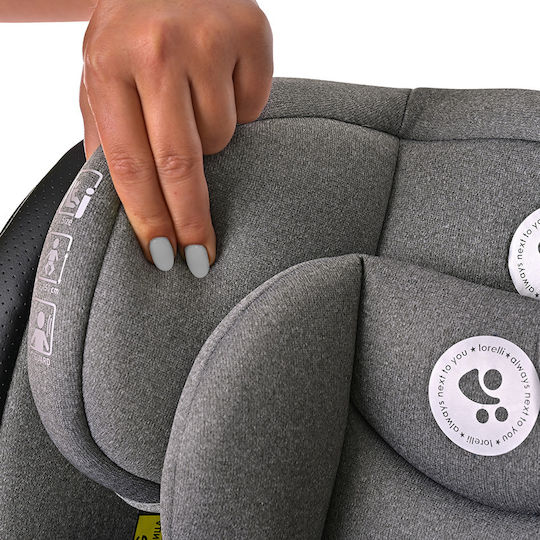 Lorelli Ares Baby Car Seat i-Size with Isofix Grey Jasper