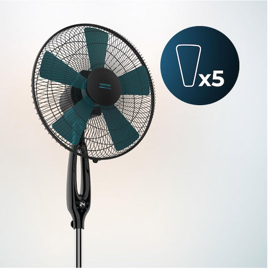 Cecotec EnergySilence 560 Max Smart Pedestal Fan 45W 40cm Diameter with Remote Control Blue