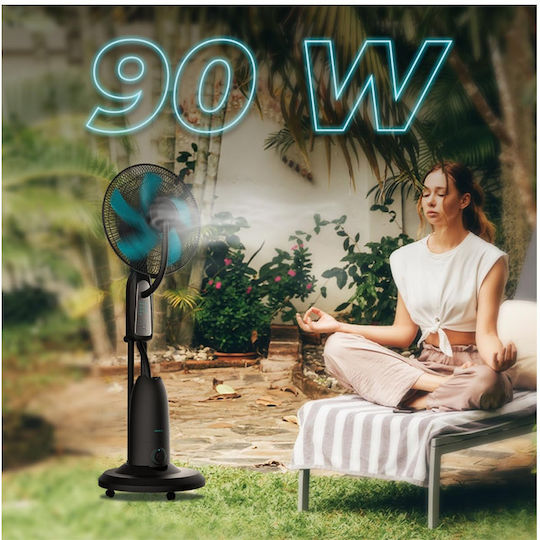 Cecotec EnergySilence 490 FreshEssence Misting Fan 90W 40cm Diameter With Remote Control Black