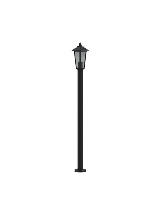vidaXL Φωτιστικό Κολώνα Εξωτερικού Χώρου 60W IP44 για Ντουί E27 Μαύρο