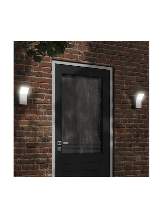 vidaXL Wandmontiertes Außenlicht LED IP54 9W Mit Warmweißem Licht 10x15x22cm