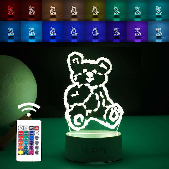 Διακοσμητικό Φωτιστικό LED 3D Illusion 3εκ.