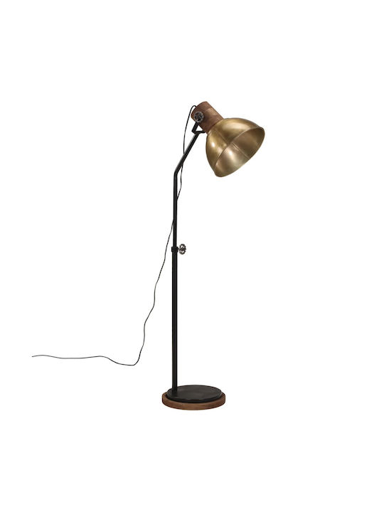 vidaXL Floor Lamp H100xW30cm. with Socket for Bulb E27 Bronze