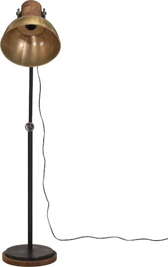 vidaXL Floor Lamp H100xW30cm. with Socket for Bulb E27 Bronze