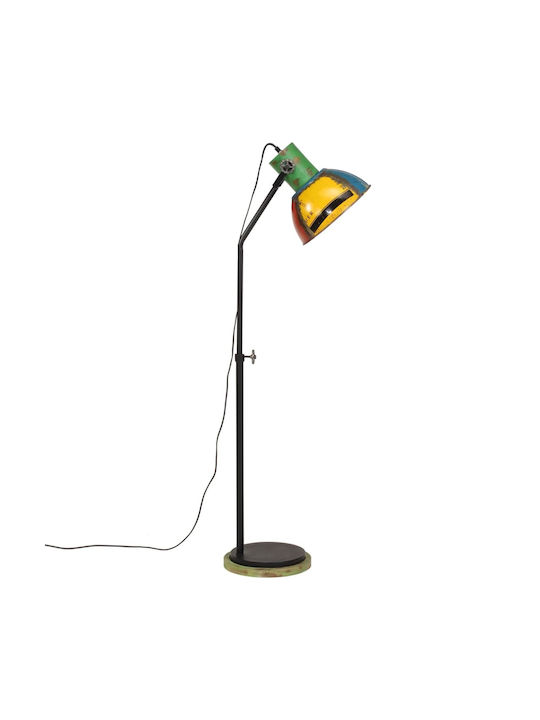 vidaXL Floor Lamp H100xW30cm. with Socket for Bulb E27 Multicolour