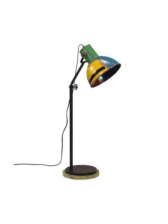 vidaXL Floor Lamp H100xW30cm. with Socket for Bulb E27 Multicolour