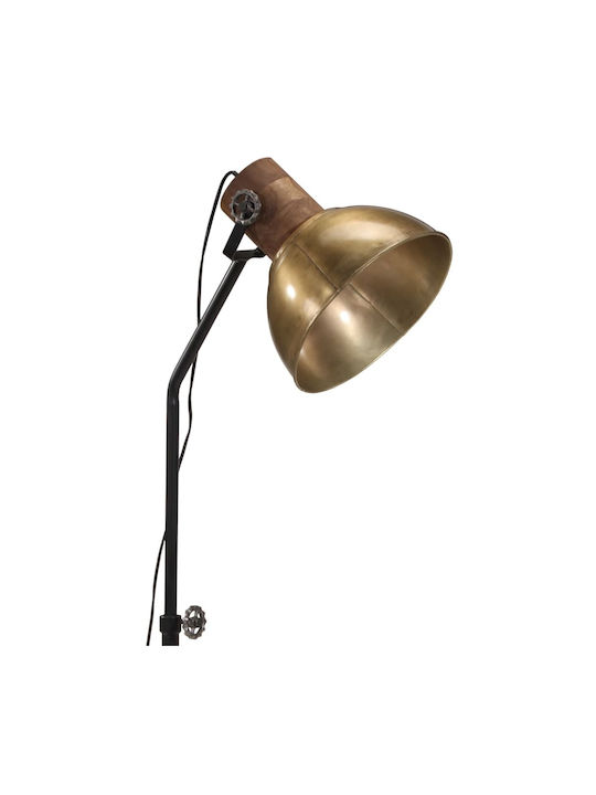 vidaXL Floor Lamp H100xW30cm. with Socket for Bulb E27 Bronze