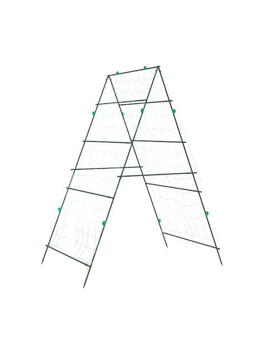Garden Climbing Plants Metallic Trellis Green 10x10cm 3pcs