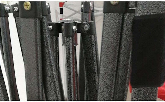 din Metal în Culoare Negru 200x200cm
