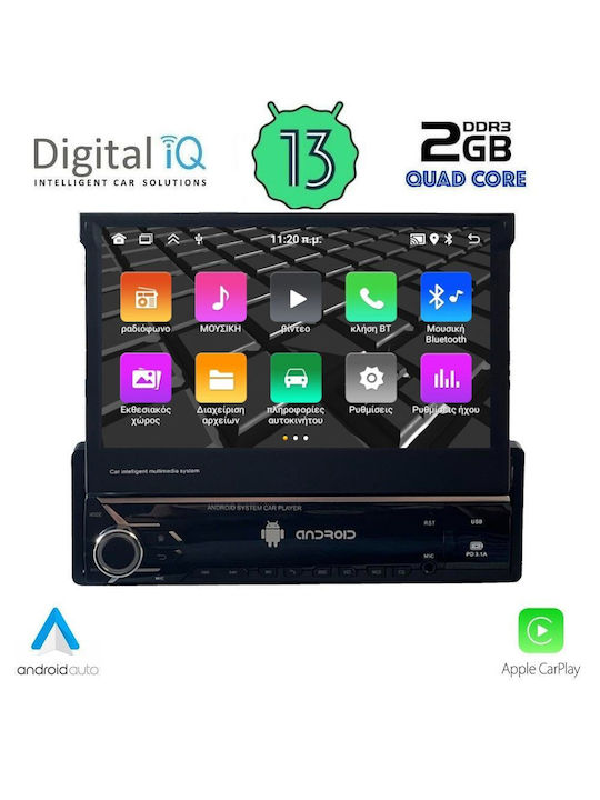 Digital IQ Ηχοσύστημα Αυτοκινήτου 1DIN (Bluetooth/USB/WiFi/GPS)