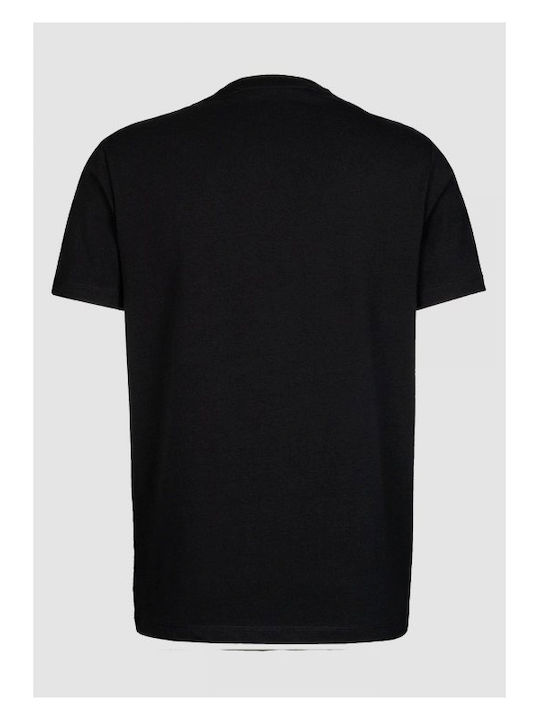 Karl Lagerfeld T-shirt Bărbătesc cu Mânecă Scurtă Negru