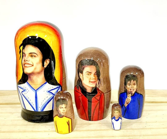 Декоративна миниатюра Дърво Michael Jackson 10см 5бр