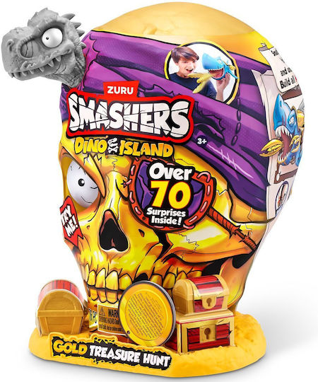 Zuru Miniature Toy Smashers S5 Dino Island Gold Treasure Hunt 3+