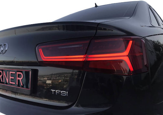 Πισινά Φανάρια Set Audi A6 C7 11-15 Led Bar Dynamic Κόκκινο Crystal Eagle Eyes