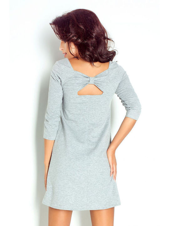 Ivon Summer Evening Dress Gray