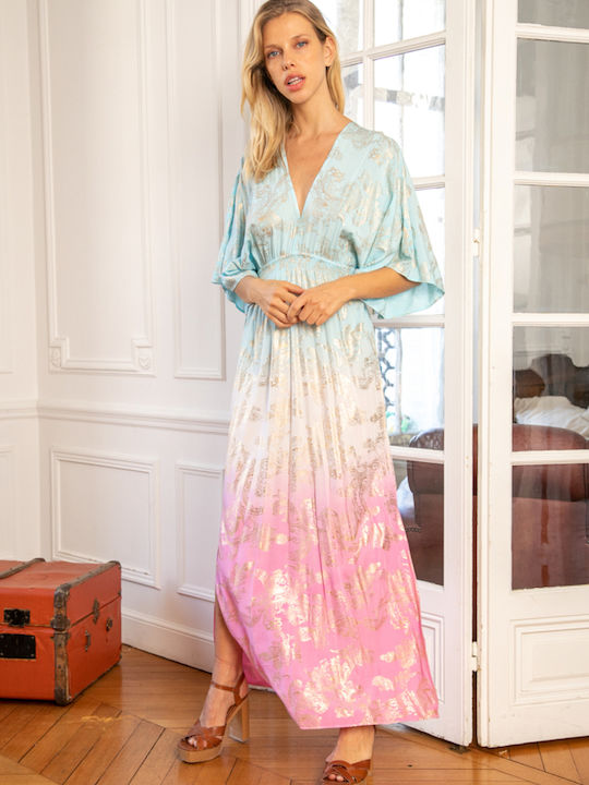 Sommer Maxi Kleid Rosa