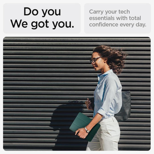 Spigen Urban Fit Flip Cover Durable Green Tablet Case (iPad Air 13" 2024/2025/2026)