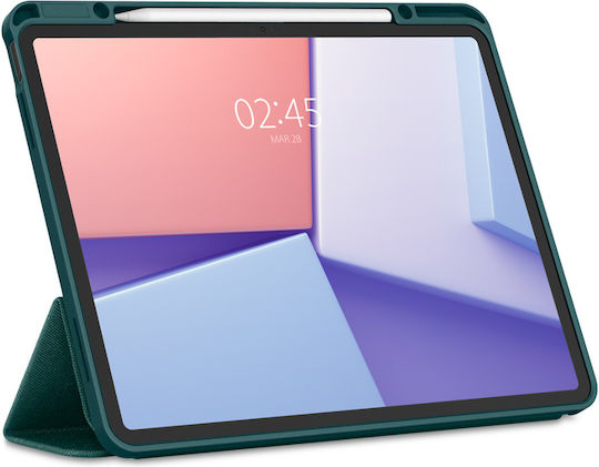 Spigen Urban Fit Flip Cover Durable Green Tablet Case (iPad Air 13" 2024/2025/2026)