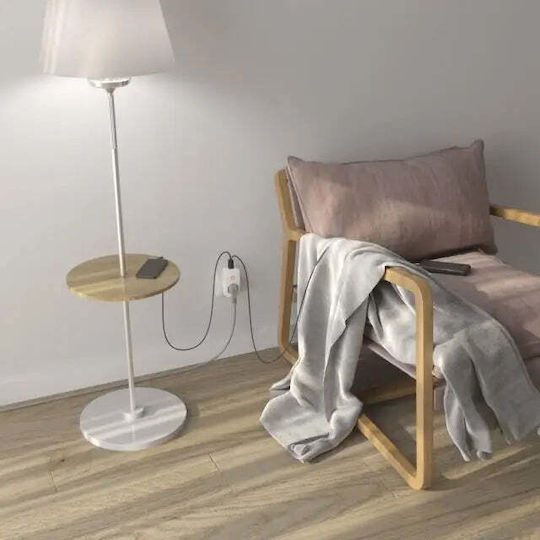 HAMA Steckdosenleiste 2 Positionen mit 2 USB-A