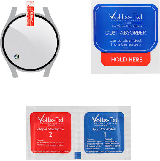 Volte-Tel Tempered Glass για το Galaxy Watch 4 40mm 1τμχ 8363856
