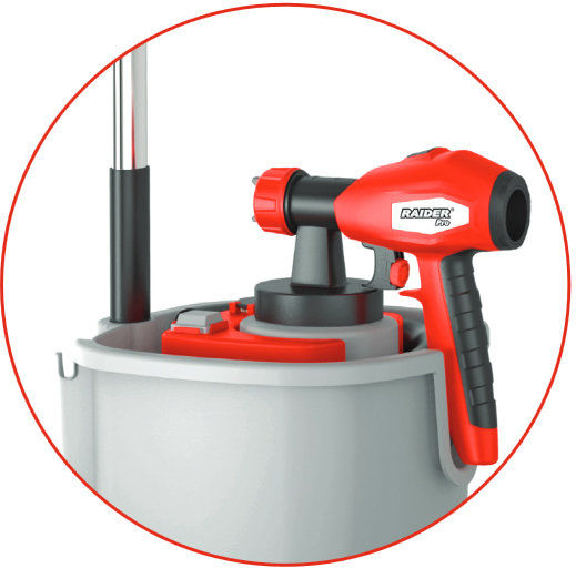 Raider Electric Paint Spray Gun 750W with 0.8lt Container 074201