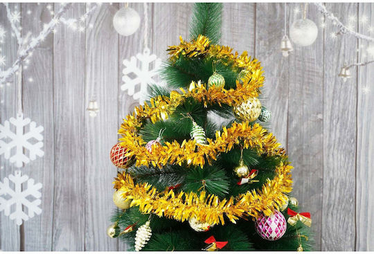 Christmas Ribbon Gold 200x6.5cm 1pc