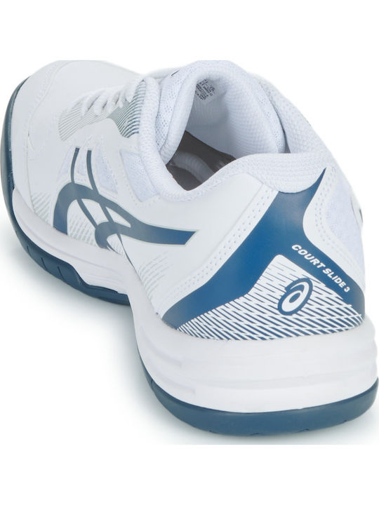 ASICS Court Slide 3 Tennisschuhe Alle Gerichte Weiß