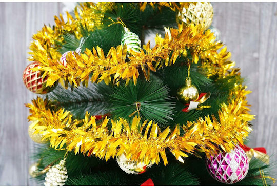 Christmas Ribbon Gold 200x6.5cm 1pc