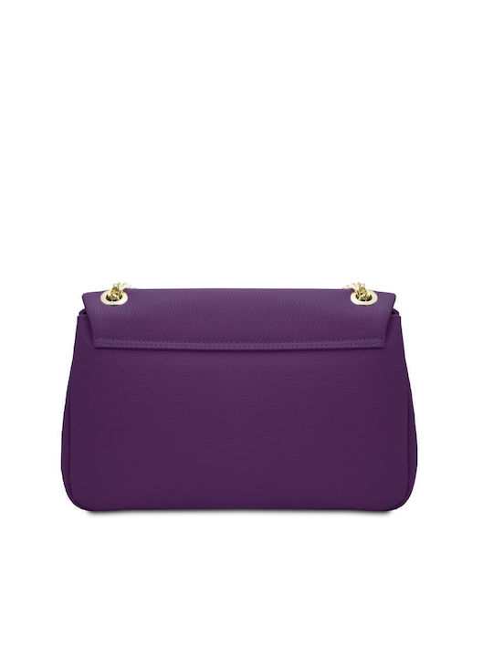 Tuscany Leather Leather Women's Bag Shoulder Purple