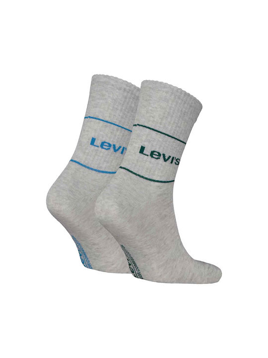 Levi's Cut Logo Socks Gray 2Pack