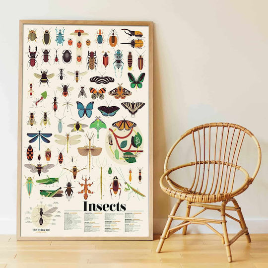 Poppik Großes Poster 44 Aufkleber - Insekten