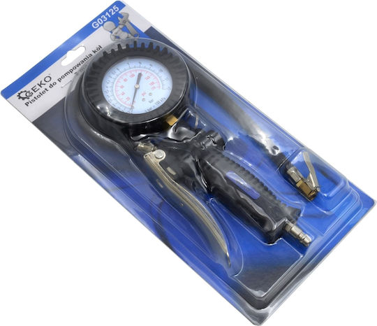 Geko G03125 Manometru cu Pistol de Aer Presiune Maximă 12bar