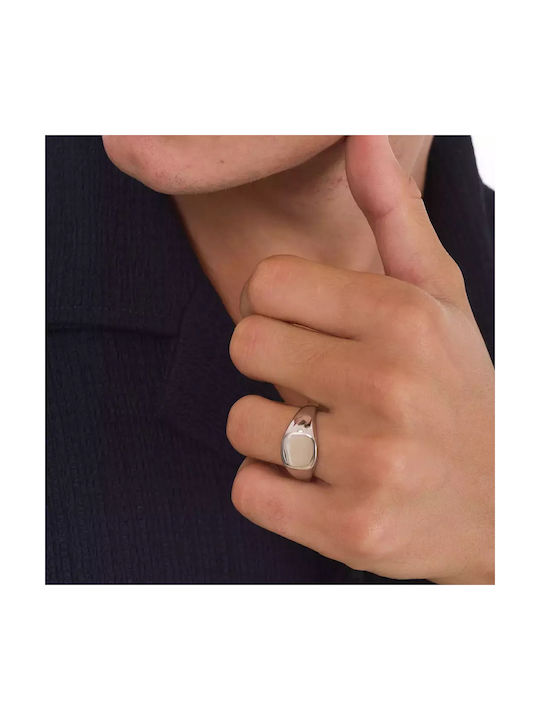 Oxzen Men's Silver Ring