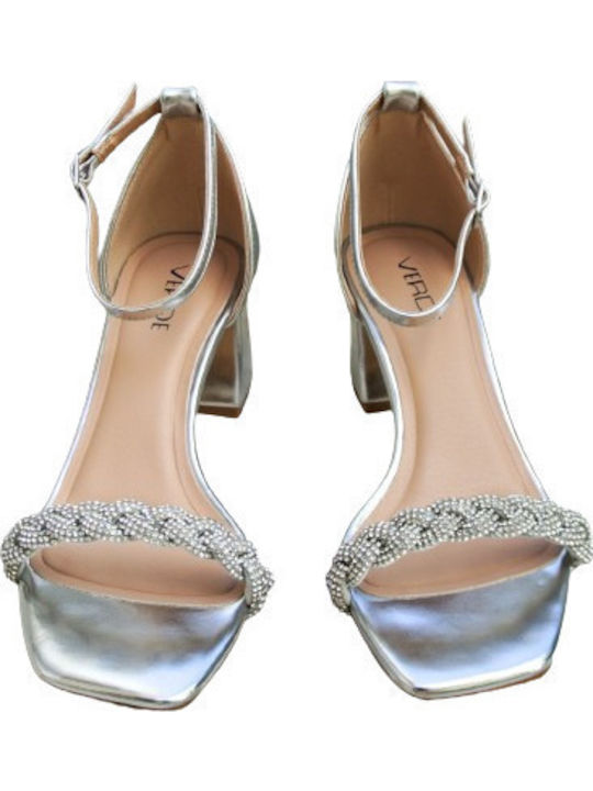 Sandalen Silber