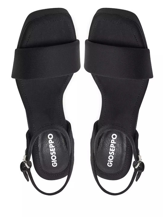Din piele Sandale Negre