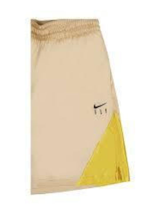 Women's Activewear Shorts Dri-Fit Sesame Vivid Sulfur Black DH7363 252