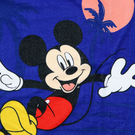 Disney Mouse Poncho de plajă pentru copii Mickey Albastru