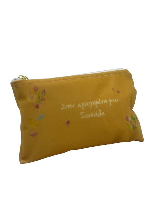 Necessaire in Gelb Farbe